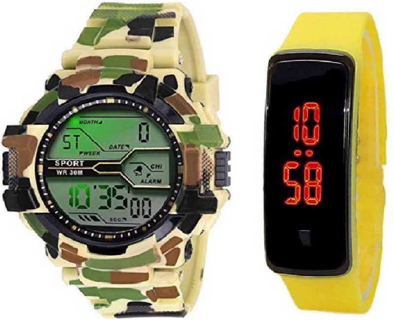 time gp SPORT 34RT43 COLLECTION MILITARY COLOR PR-011 WATCH FOR SENIOR KIDS STYLISH DIAL Watch - For Boys SPORT 123 Watch - For Boys CR90563R- Watch - For Men & Women Digital Watch - For Boys Digital Watch  - For Boys & Girls