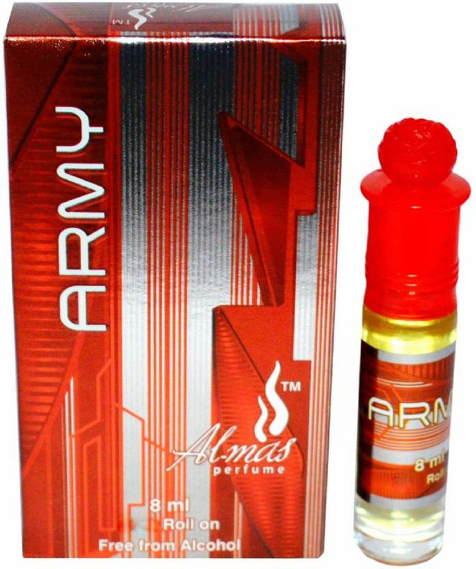 Almas ARMY Smart Pocket Perfume - 8 ml Pack of 2 (For Men) Floral Attar(Floral)