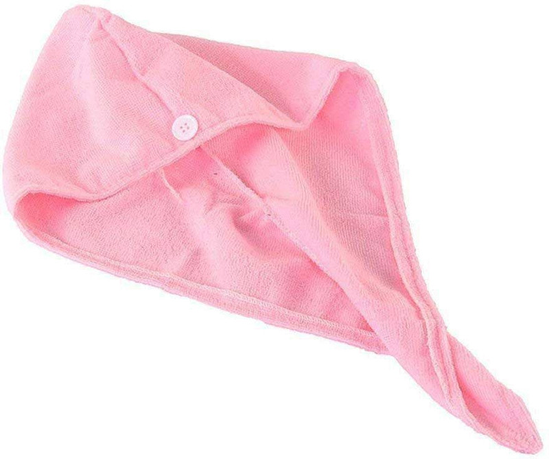 bluerider Cotton 300 GSM Hair Towel(Pink)