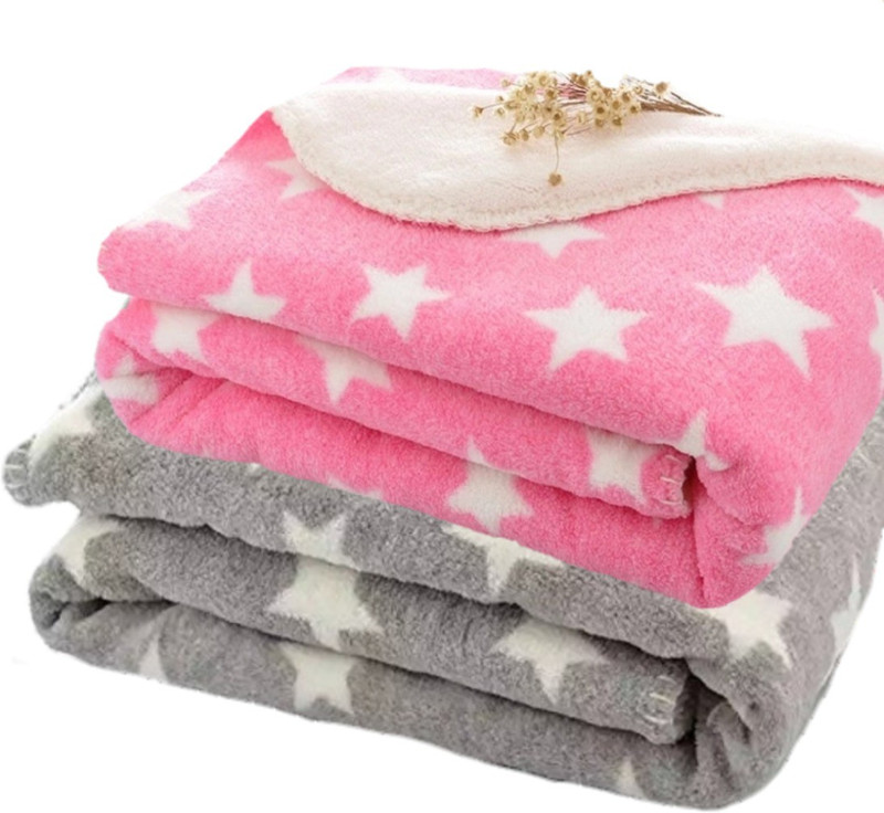 BRANDONN Polka Single AC Blanket for  AC Room(Fur, multicolor7)