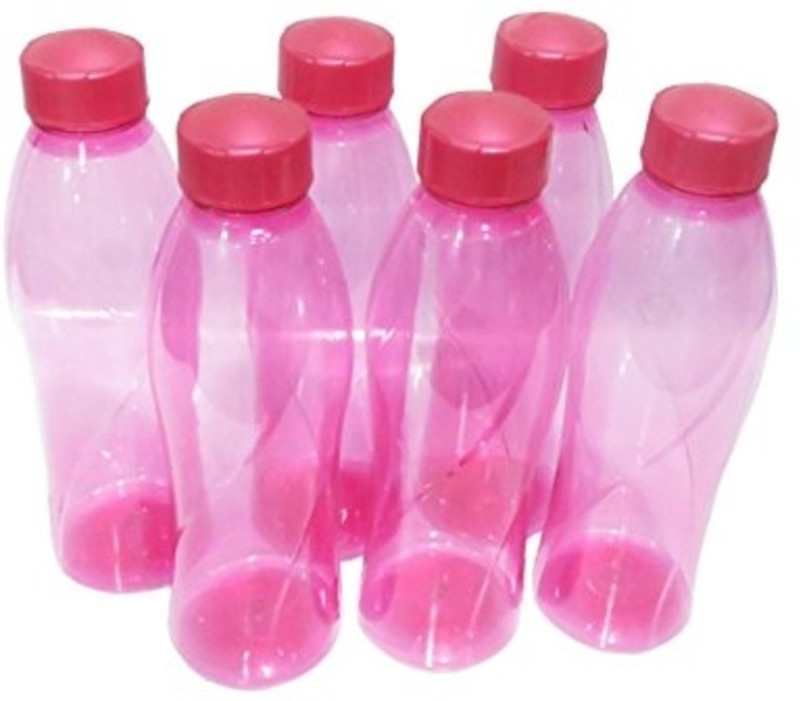 ckarss vegas 1 liter water bottle (set of 6) 1000 ml Bottle(Pack of 6, Pink)