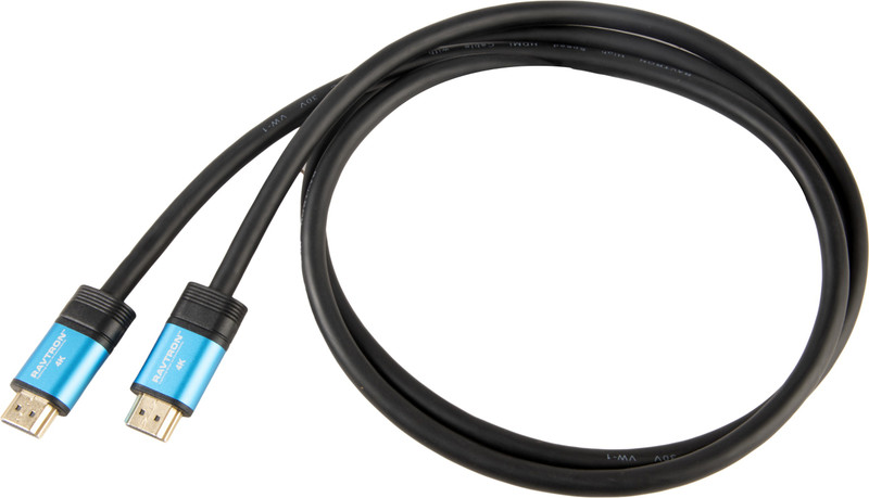 ravtron HDMI 4K CABLE 3.0 METERS HDMI Cable(Compatible with Projector, Gaming Console, TV, Desktop, Laptop, Black)