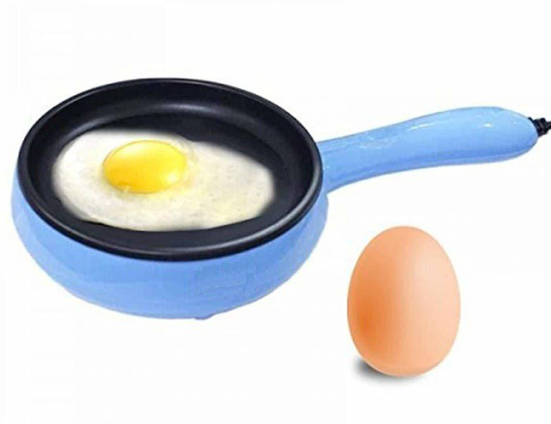 BEGMY Non-Stick Electric Frying Pan 2 In 1 Versatile Pan With Egg Boiler Steamer Cooker Egg Cooker(7 Eggs)