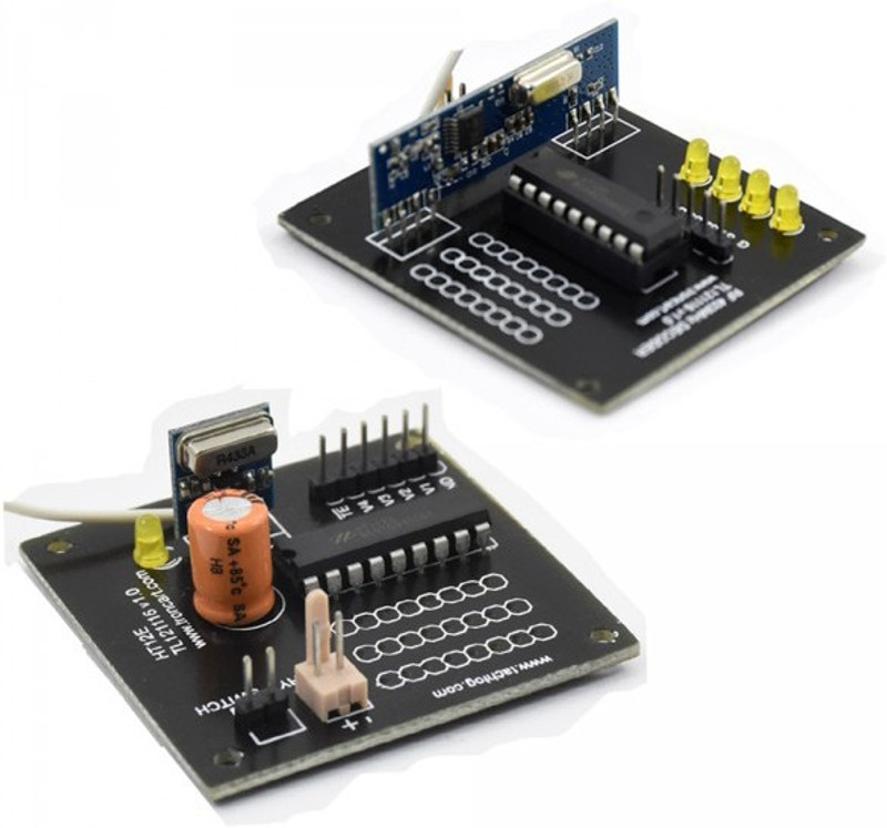 tachlog RF Encoder & Decoder 433Mhz Interfacing board with HT12D & HT12E IC chips. Miscellaneous Electronic Hobby Kit