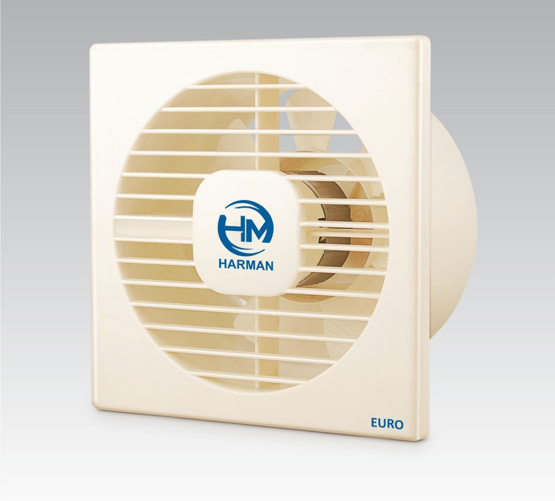 HARMAN INDUSTRIES EURO-VENTILATION FAN 100 mm Exhaust Fan(White)