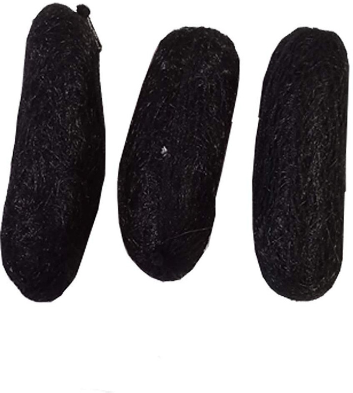 delicate Delicate® Magic Hair Clip Jewelry, Girl, Hair Rubber bumpit Hair Banana bun Puff 3 pcs in a apck Braid Extension(Black)