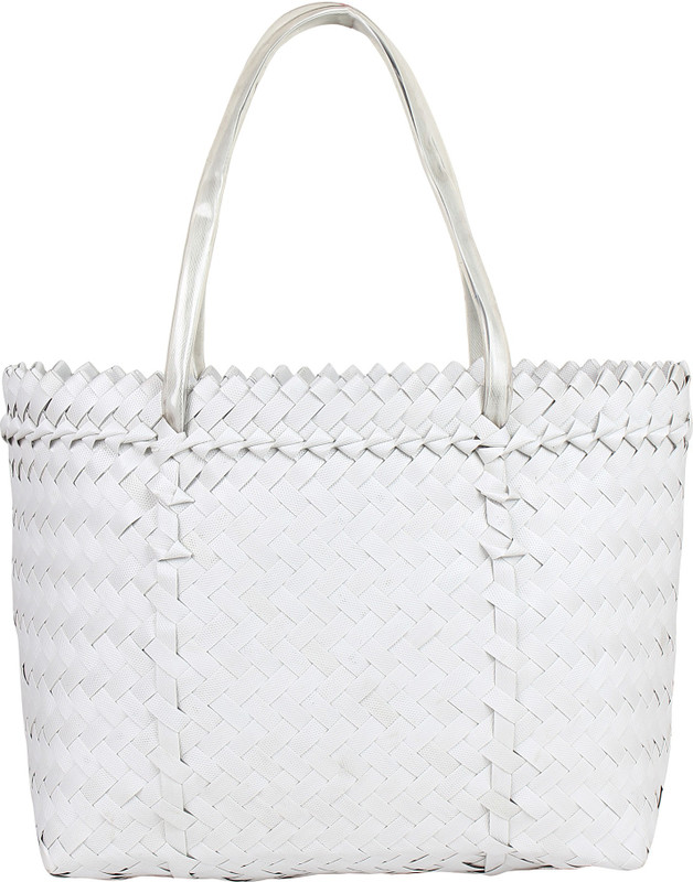 habereindia Women White Tote
