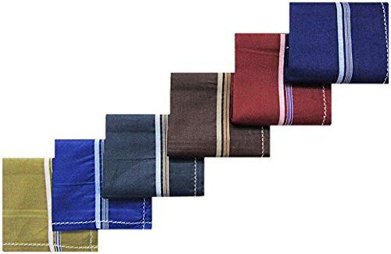 devex Pack of 6(Dark Colors) Handkerchief(Pack of 6)