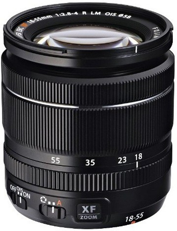 Fujifilm LENS XF18-55mmF2.8-4 R LM OIS Black Lens(Black, (35mm format equivalent) f=18 - 55mm)