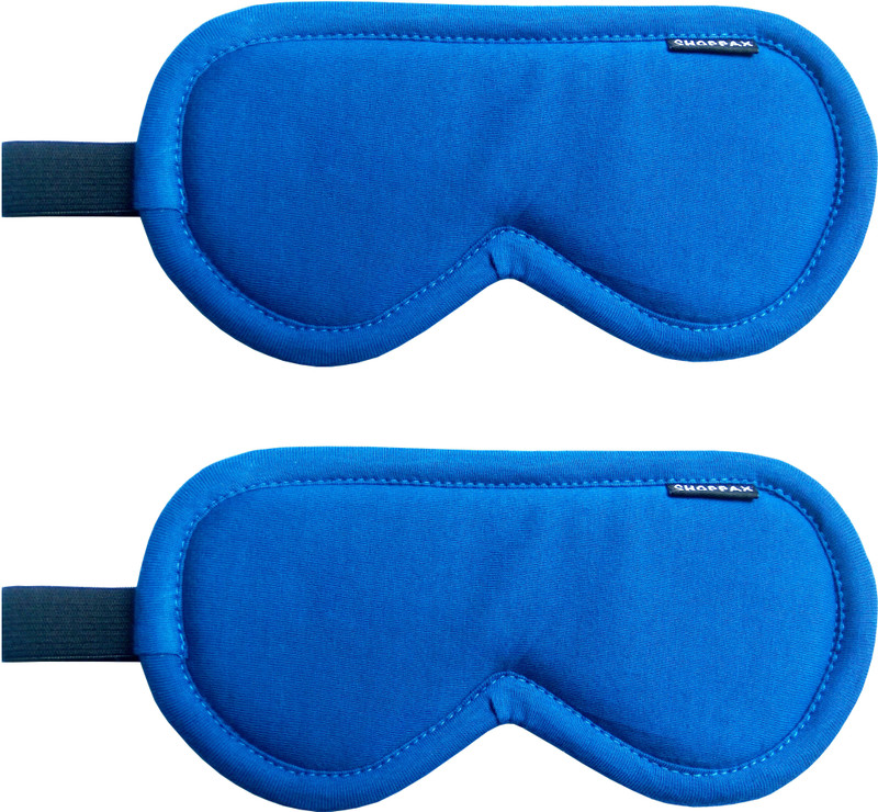shoppax 100% Cotton Super Soft Sleeping Mask Eye Shade(sky blue)