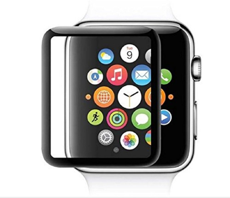 umravatiya Tempered Glass Guard for Apple Watch 42 mm [Full Glue] (Series 3/2/1 Compatible) Tempered Glass Screen Protector 9H Strong for Apple Watch 42 mm(Pack of 1)
