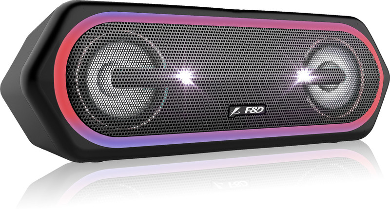 F&D W40 20 W Bluetooth Speaker(Black, Stereo Channel)