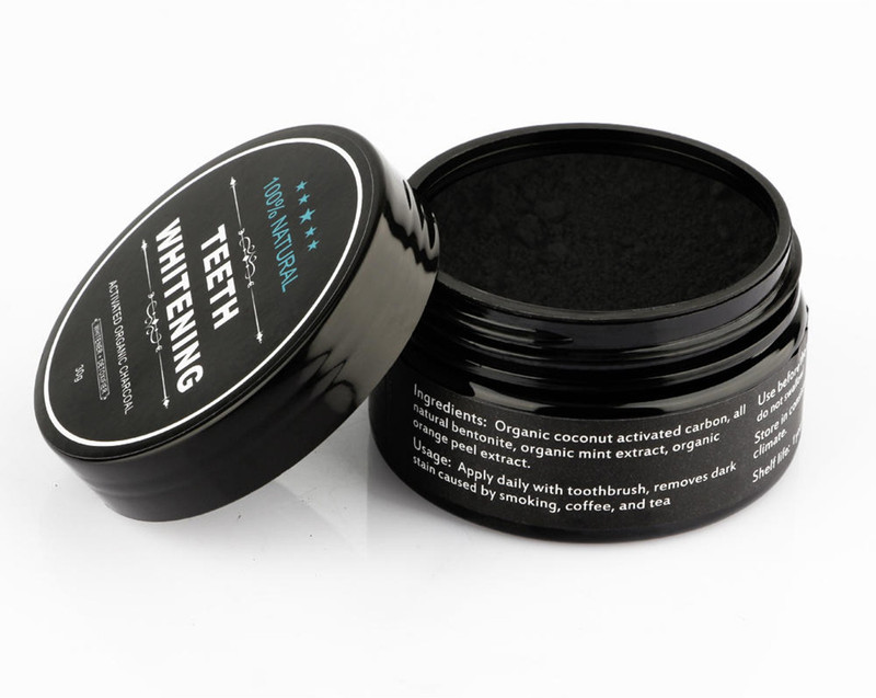 Selva Front Stain Remover Natural activity Miracale Teeth Whitening Coconut Charcoal Black Powder Oral Teeth Whitening Kit