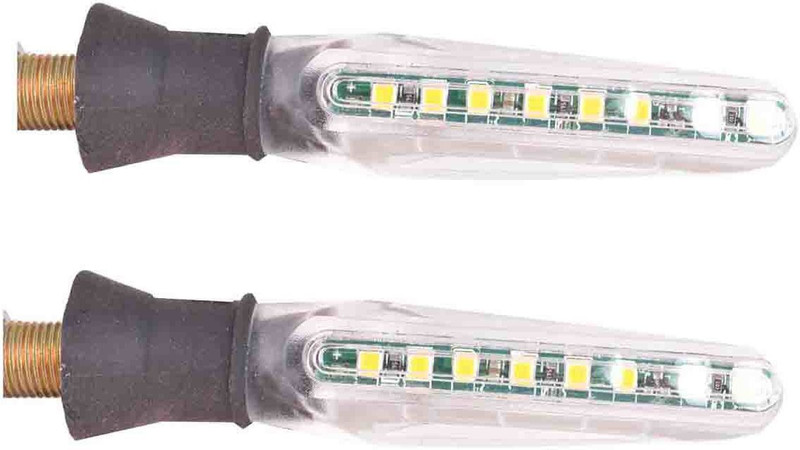 iron clutch Side LED Indicator Light for Universal For Bike Universal For Bike(Orange, Blue)