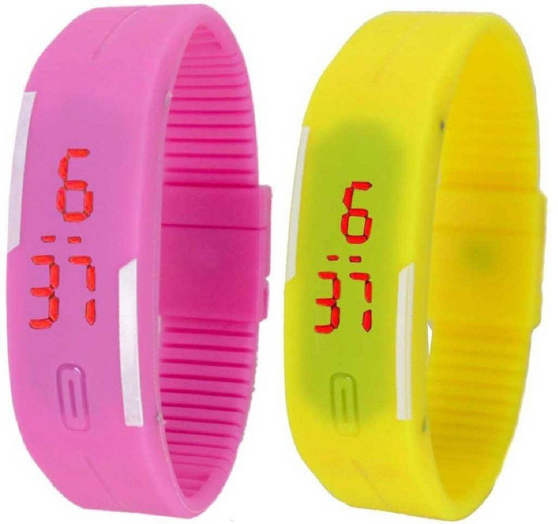 rolor LED Silicone Band LED Watch Digital Watch  - For Men & Women