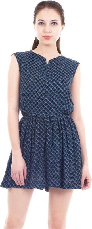 Forever 9teen Checkered Women Jumpsuit
