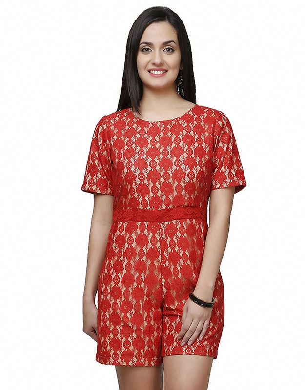 Eavan Self Design Women Jumpsuit