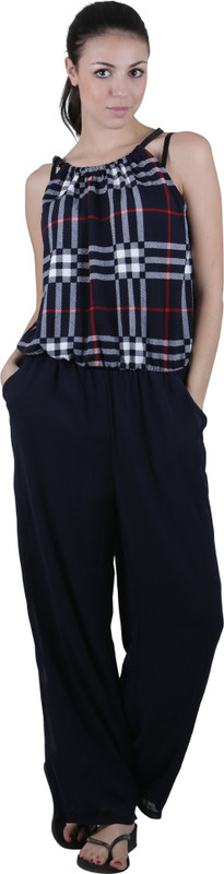 Vixenwrap Checkered Women Jumpsuit