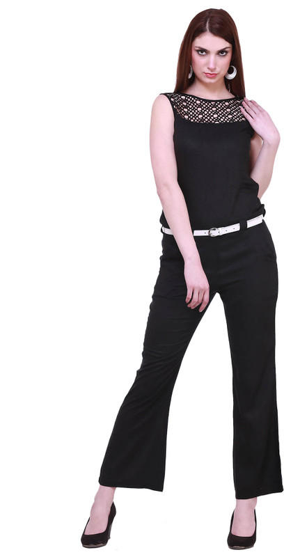 Cottinfab Solid Women Jumpsuit
