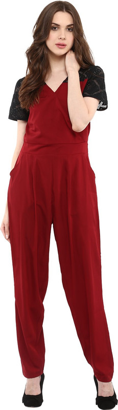 La Zoire Solid Women Jumpsuit