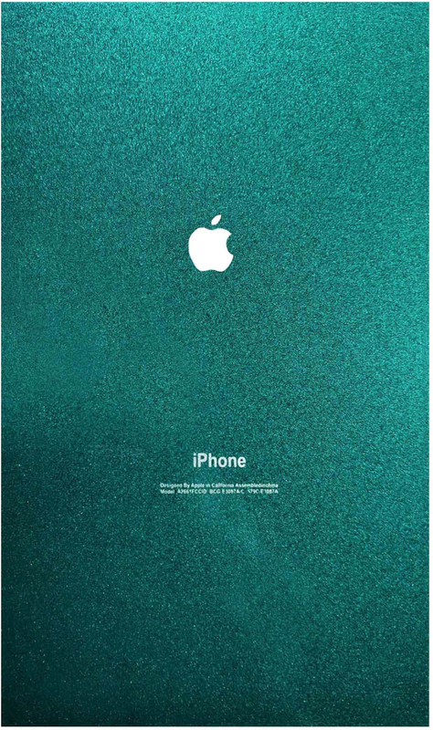 mns Glossy Sparkle Dark Green iPhone Laminating Sheet(0.08 Pack of 1)