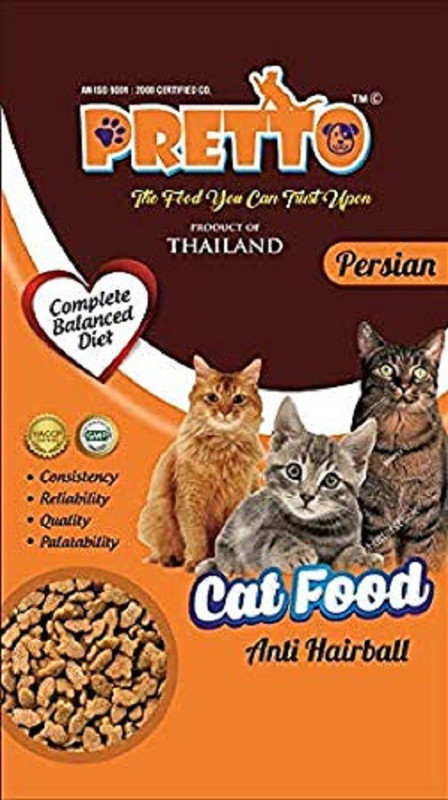 pretto persian cat food 3kg Fish 3 kg Dry Cat Food