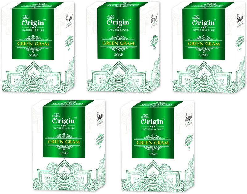the origin Green Gram Soaps(5 x 75 g)