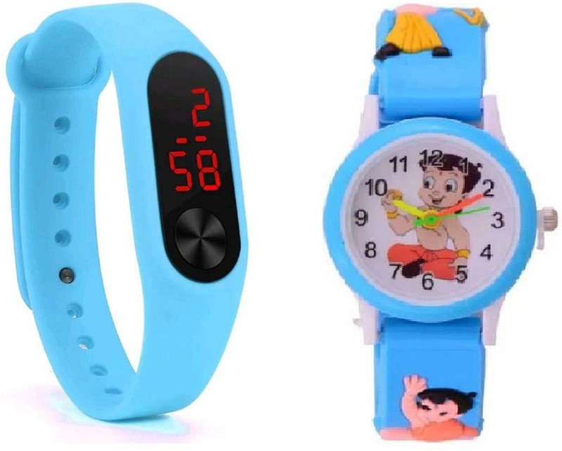giftkids Cute -beautiful 765 02 Kids Digital Watch In Stylish Black Band Watch Digital Watch - For Men Digital Watch  - For Girls