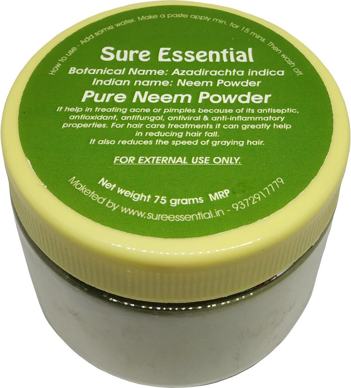 sure essential Pure Neem Powder (Chemical Free)(75 g)