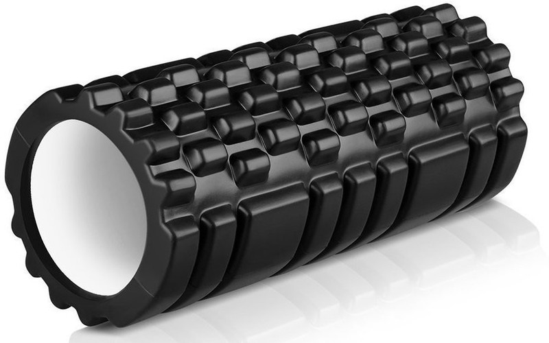 FEGSY Foam Roller For Pain Relief and Muscle Relaxation Yoga Blocks(Black Pack of 1)