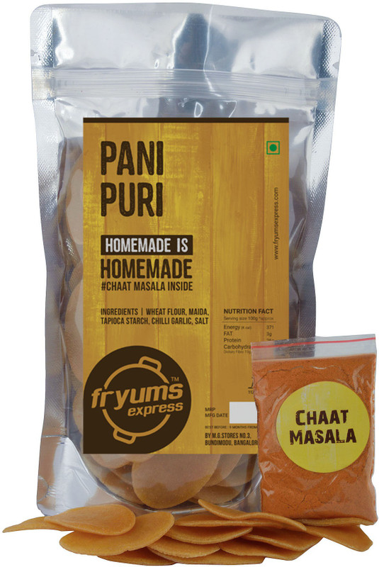 fryums express Pani Puri Golgappa Puchka Fryums 500 g