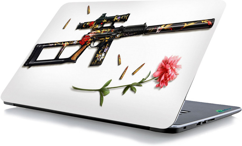 RADANYA Gun Printed Laptop Skin 59347 Vinyl Laptop Decal 15.6
