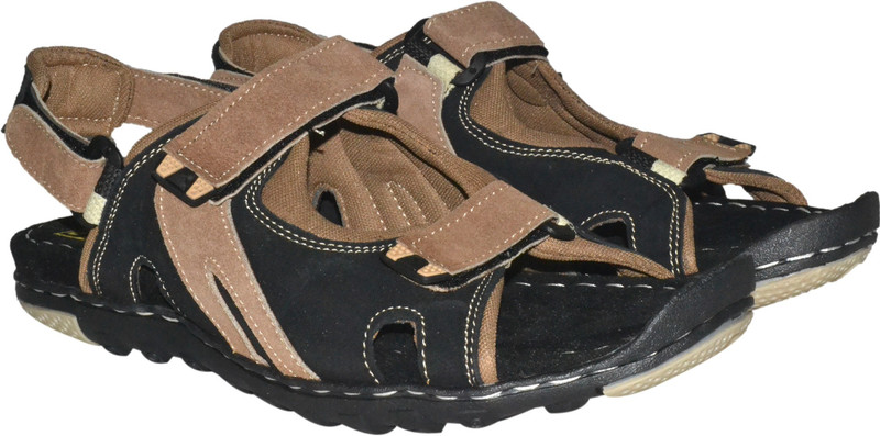 Strive Men Black Sandals