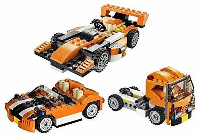 RVM Toys 119 Pcs Architect Series 3 in 1 Racing Car and Truck Building Blocks(Multicolor)