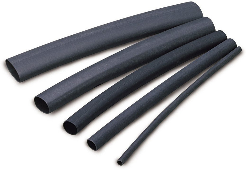ART IFACT 10 Meters Black Polyolefin Heat Shrink Tubes 2 Meters each 2, 3, 4, 5 and 6mm Heat Shrink Cable Sleeve(0 mm)