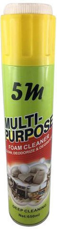 yezbay Multi-Purpose Foam Cleaner Clean, Deodorize & Degrease, Deep Cleaning (650ml) 5M Vehicle Interior Cleaner(650 ml)