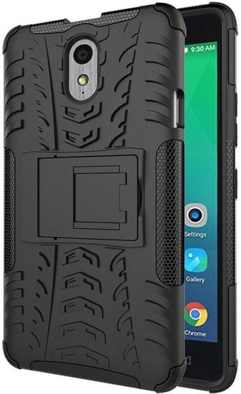 KMP POWER Back Cover for Lenovo Vibe P1m(Black, Dual Protection)