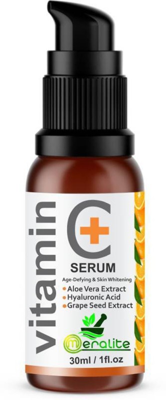 Meralite  C Serum 20% Grape Seed Extract Hyaluronic  with Aloe Vera Extract(30 ml)