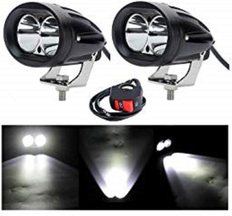 zenax LED Fog Lamp Unit for Yamaha, KTM, Hero, TVS, Royal Enfield, Bajaj, Honda Gypsy King