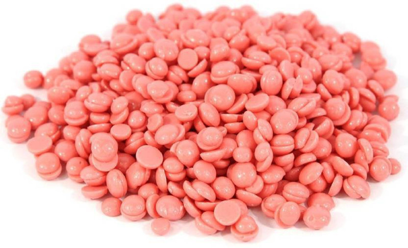 konsung rose pink hard wax beans stripless no pain bikini wax Wax(100 g)