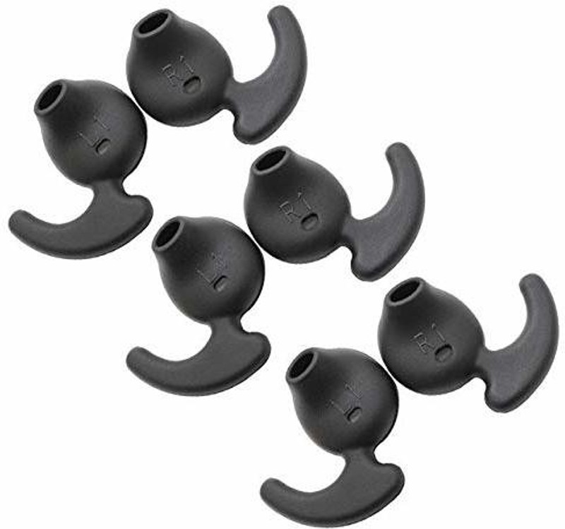 somapa EARBUDS ANTI SLIP In The Ear Headphone Cushion(Pack of 6, Black)