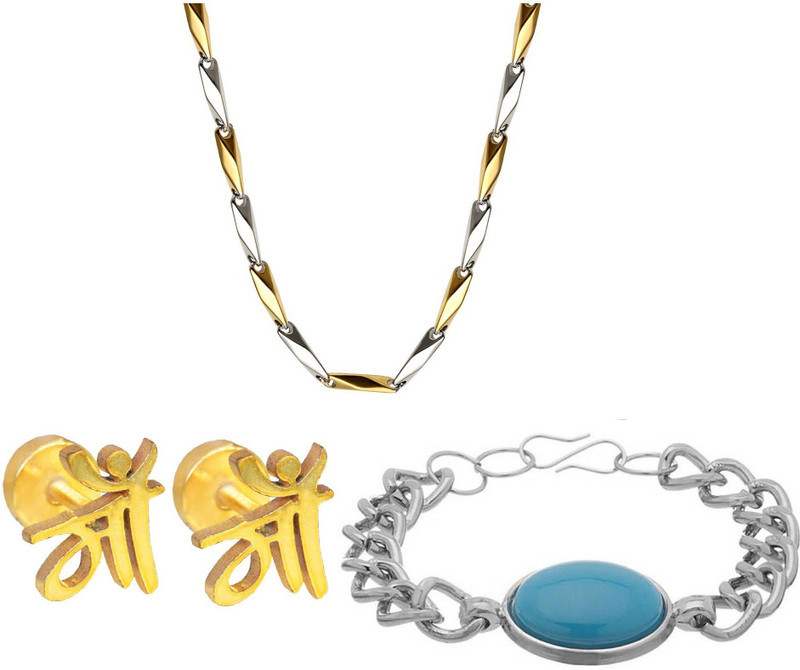 silvoswan Alloy, Stainless Steel Jewel Set(Multicolor)