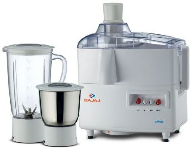 Bajaj NA NI99 450 Juicer Mixer Grinder(White, 2 Jars)