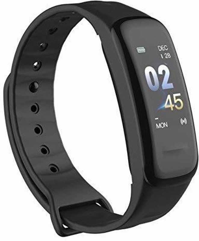 manya impex WEARFIT Fitness Smart Tracker(Black Strap, Size : small)