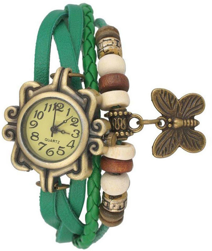 parish clerk 1164 WAT Green Dori Analog Watch  - For Girls