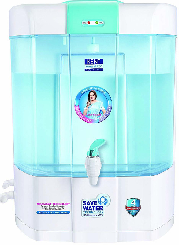 Kent PEARL 8 L RO + UV + UF + TDS Water Purifier(White)
