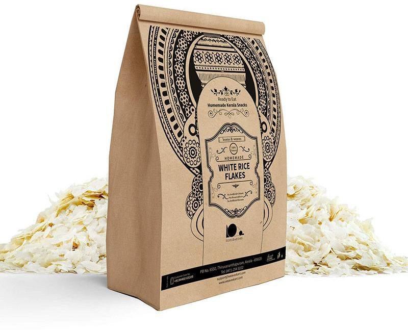 looms & weaves White Rice Flakes - 800 gm(800 g, Pouch)