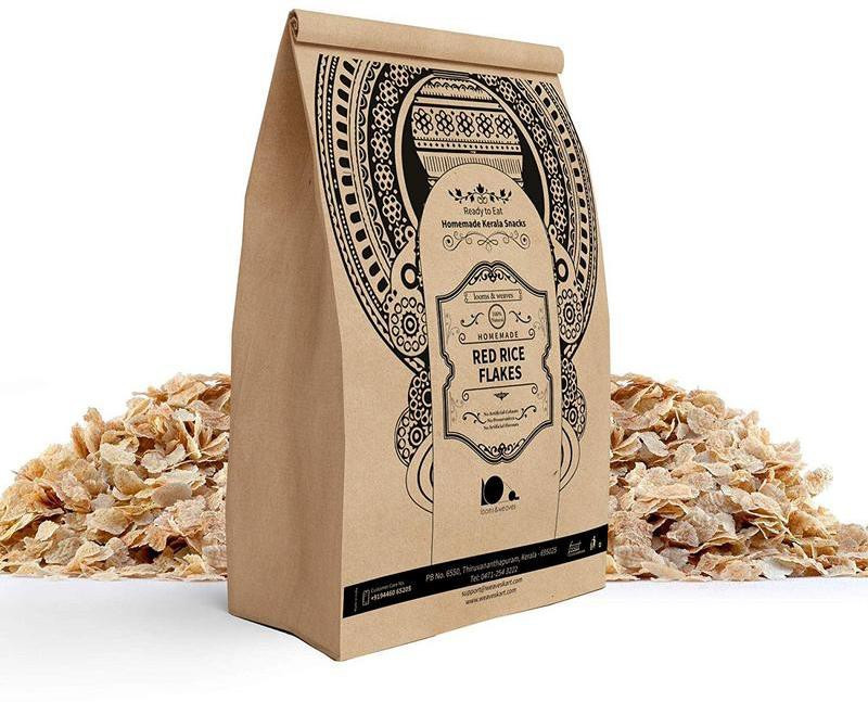 looms & weaves Red Rice Flakes - 800 gm(800 g, Pouch)