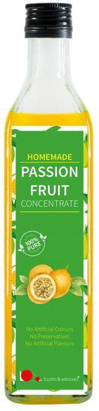 looms & weaves Homemade Passion Fruit concentrate - 500 ml(500 ml)