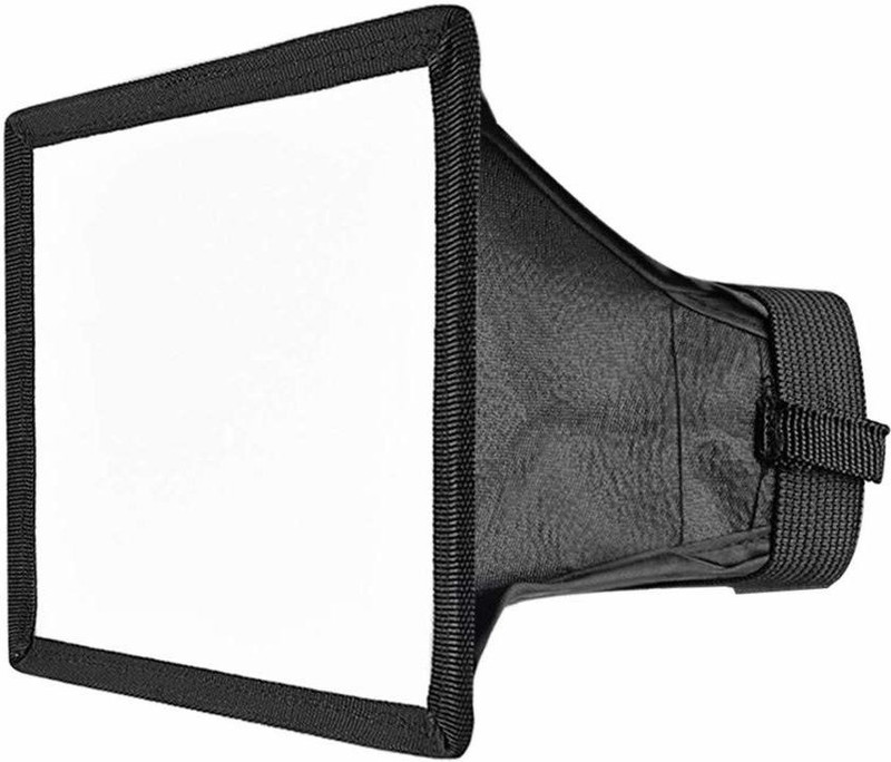 Lehrua 15x17 cm Cloth Flash Bounce Diffuser for Canon Nikon Sony Camera Flash Diffuser(White)